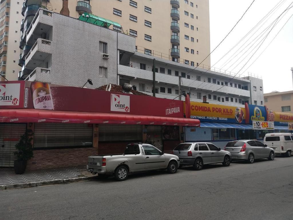Apto Canto Do Forte - Praia Grande - Local Privilegiado - 100 Metros Da Praia - Internet Inclusa Екстериор снимка