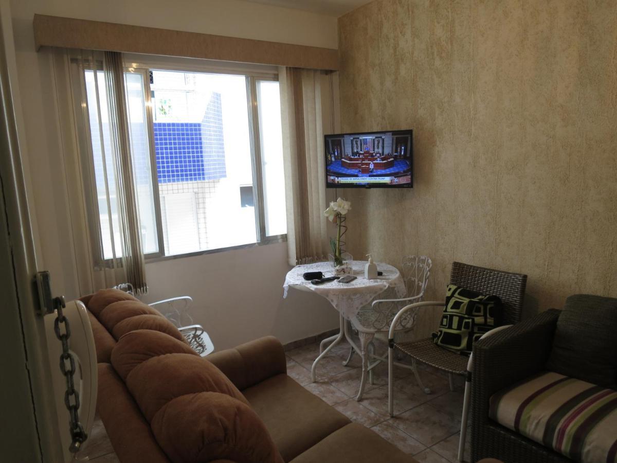 Apto Canto Do Forte - Praia Grande - Local Privilegiado - 100 Metros Da Praia - Internet Inclusa Екстериор снимка